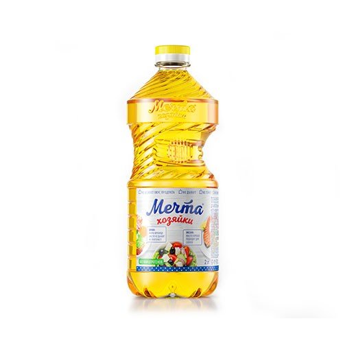 Refined deodorized frozen sunflower oil, premium grade “Housewife’s Dream”, packaged in PET bottles