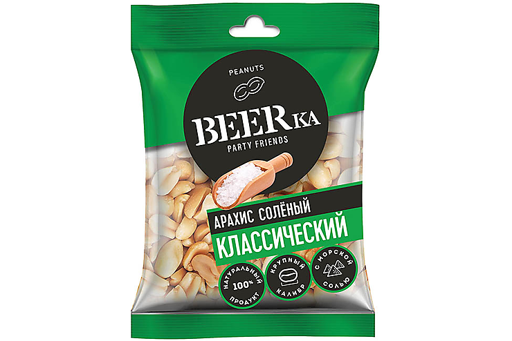 “BEERka Roasted salted peanuts”