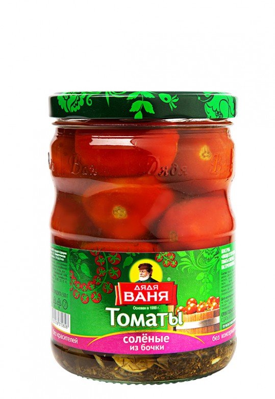 Salted tomatoes Uncle Vanya 950g