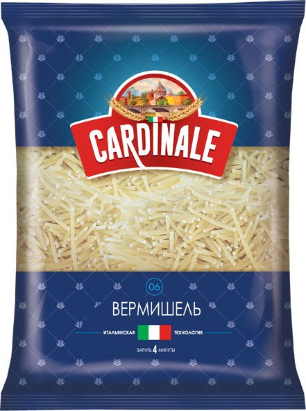 Pasta “CARDINALE”. Group A. Highest grade. Vermicelli