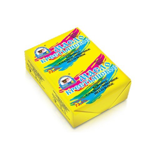 Butter “Krestyanskoe” packaged