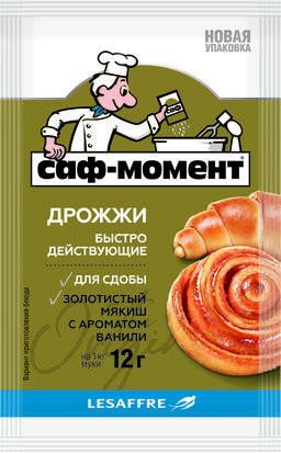 Dry quick-acting baker’s yeast “Saf-Moment” for baking