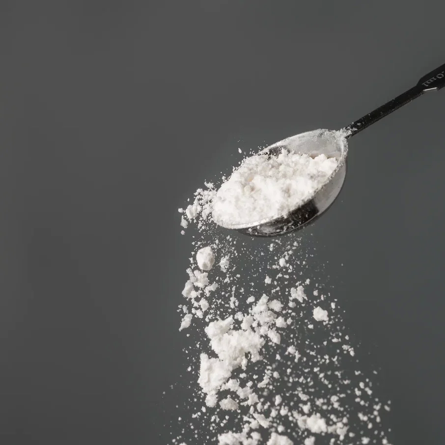 Powdered sugar for glazing