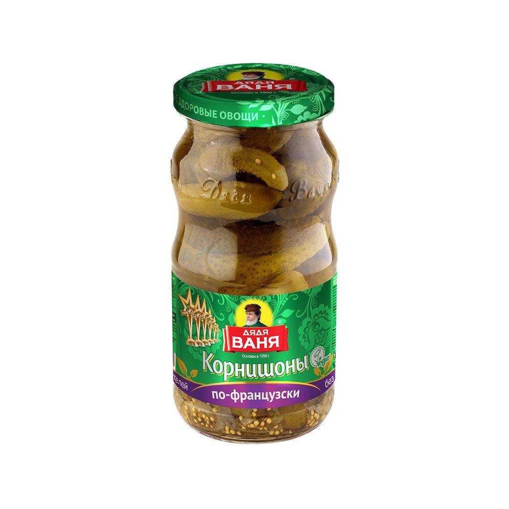 Gherkins Uncle Vanya canned in French 460 g