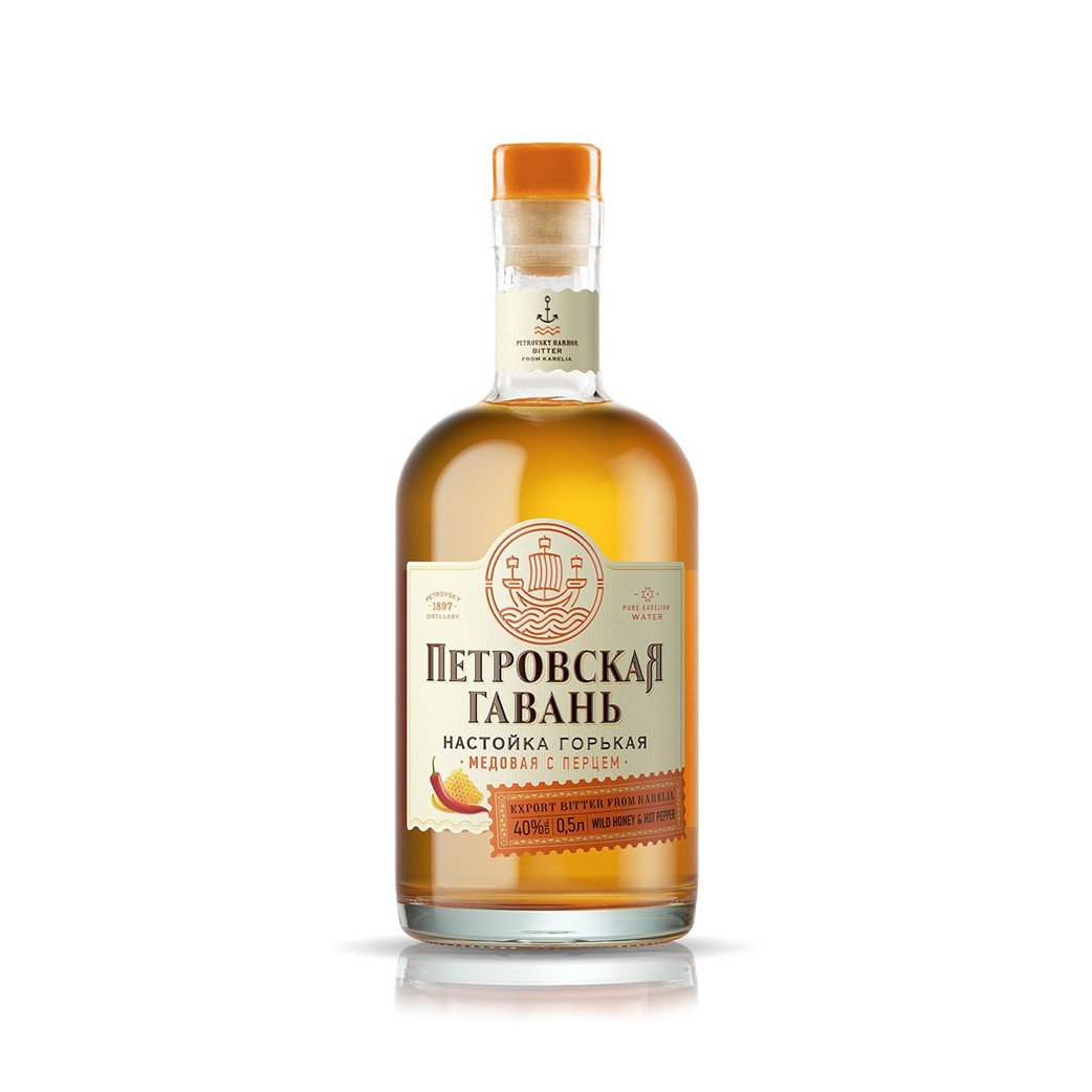 Bitters tincture “Petrovskaya Gavan honey with pepper”