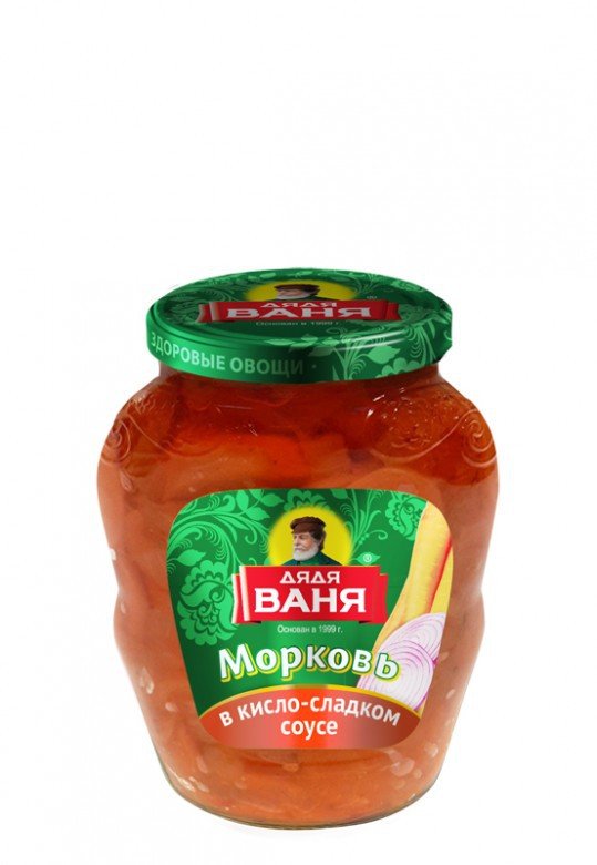 Carrots in sweet and sour sauce 360g