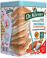 Crispy crispbread “Rice” with sea salt