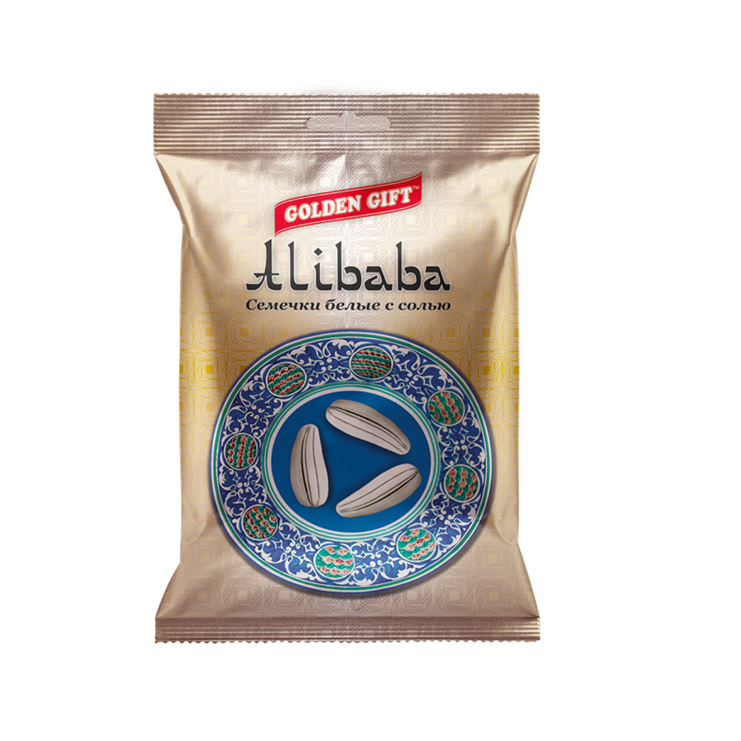 Sunflower seeds roasted, unpeeled, salted “Golden Gift” Alibaba