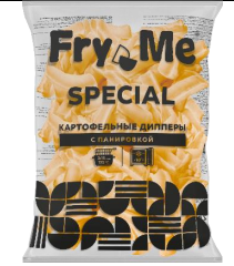 Potato dippers with breading “Fry Me” “Special”