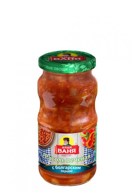 Baked beans with bell pepper 480g