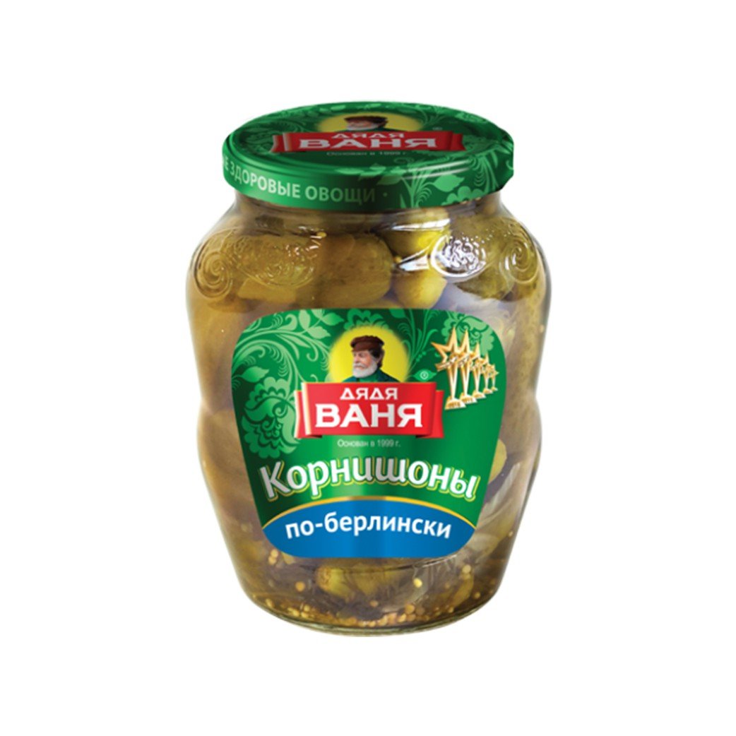 Uncle Vanya pickled gherkins Berlin style 350-370 g
