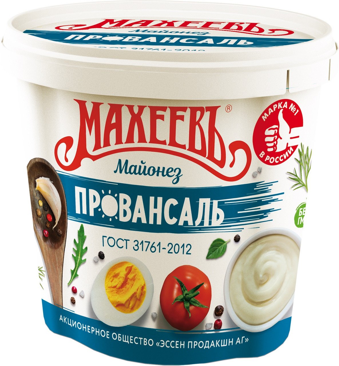 Mayonnaise “Provencal” with fat mass fraction 50.5%