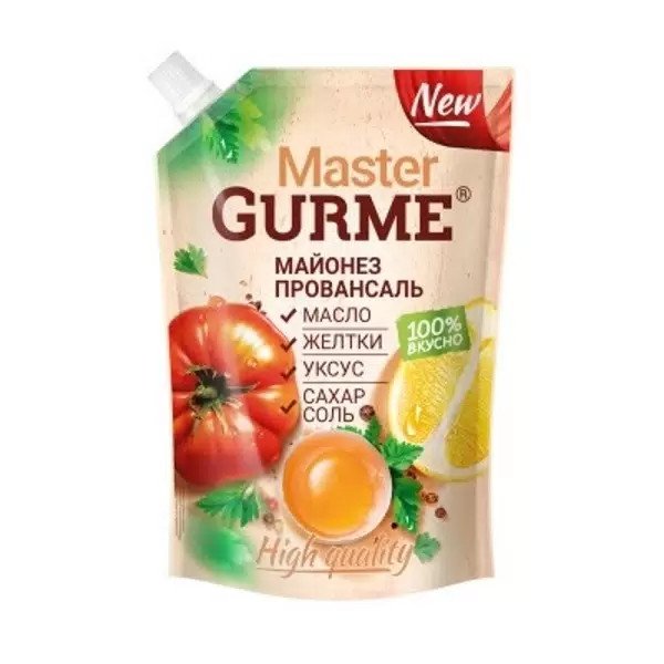 Mayonnaise “Master Gurme” Provencal with fat mass fraction 50.5%