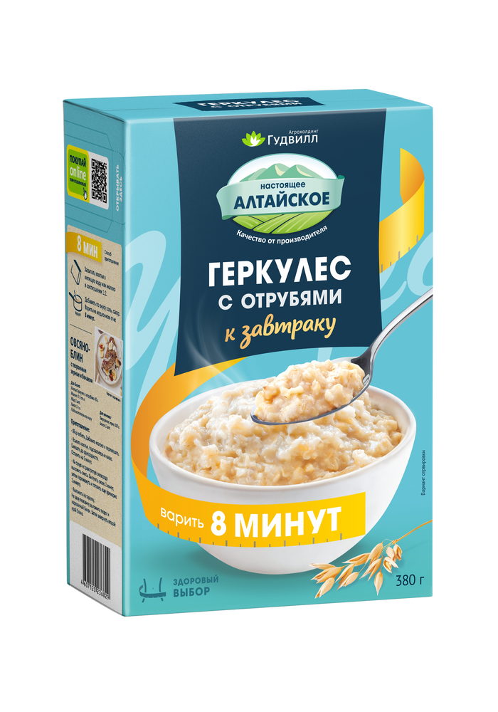 Oat flakes “Hercules” with oat bran