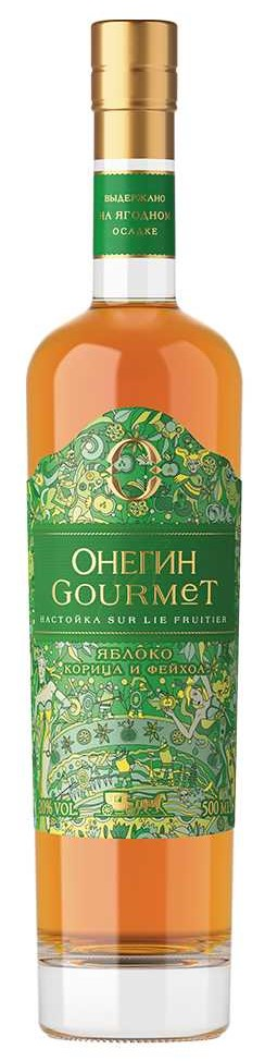 Sweet tincture “ONEGIN GOURME APPLE” strength 20% vol.