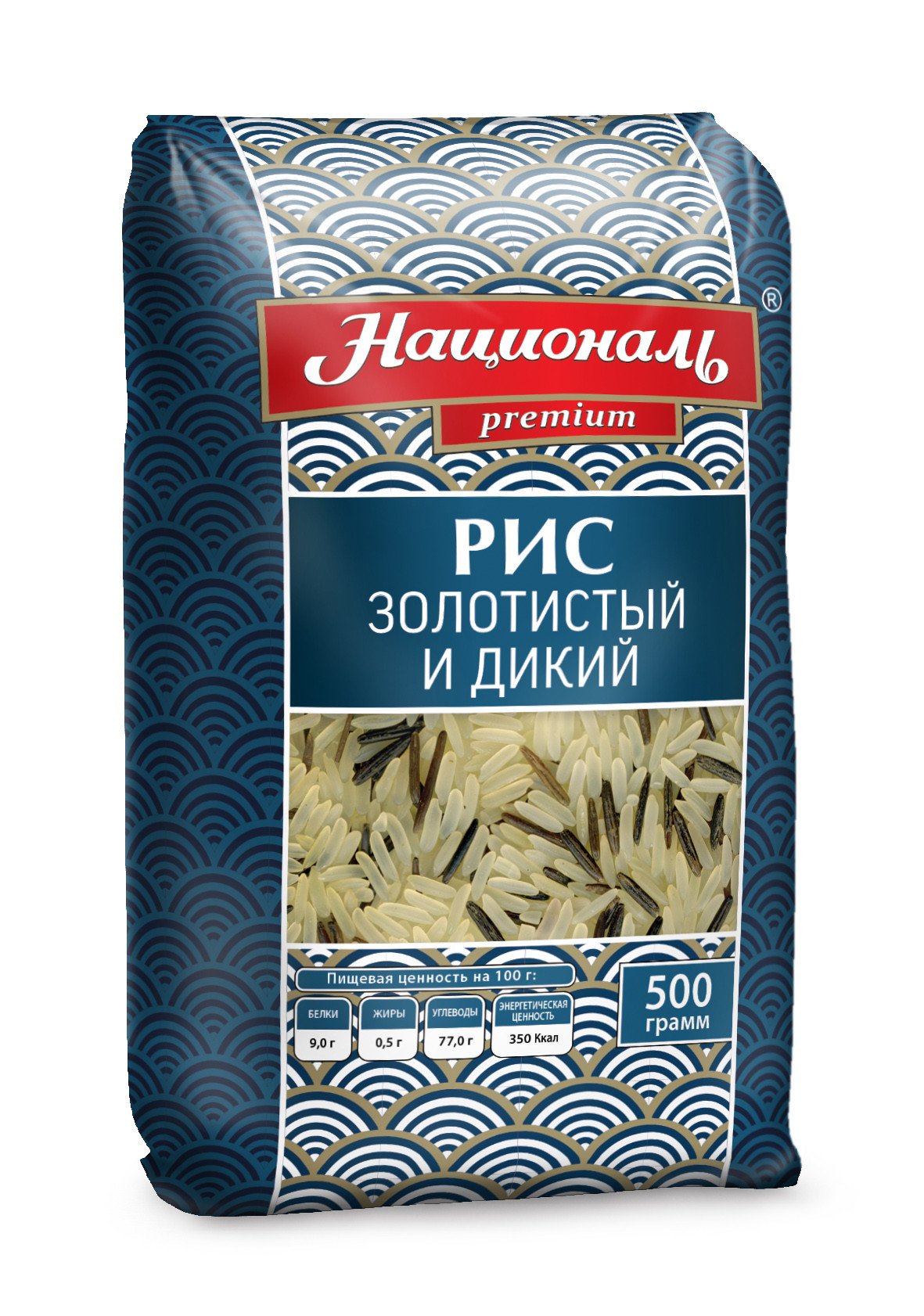 Rice “Mixture of Golden and Wild Rice” TM “National PREMIUM”