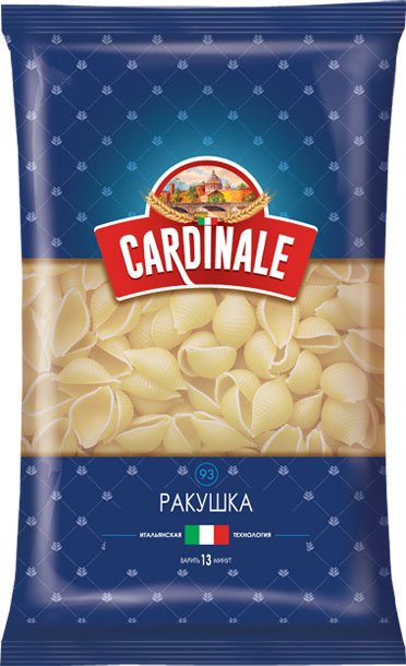 Pasta “CARDINALE”. Group A. Highest grade. Shell