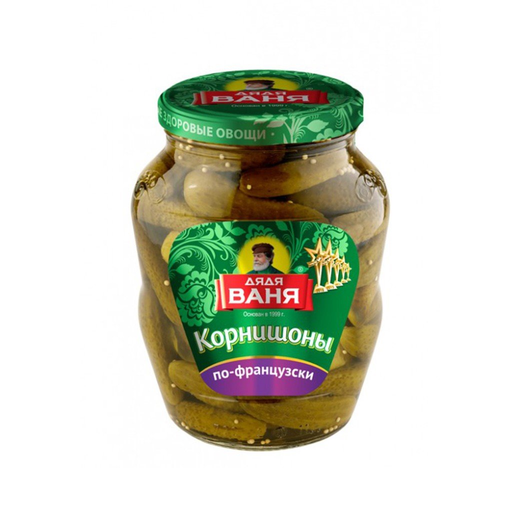 Gherkins Uncle Vanya canned in French 680 g