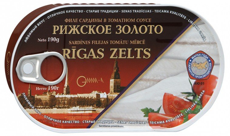 Baltic sardines in tomato sauce