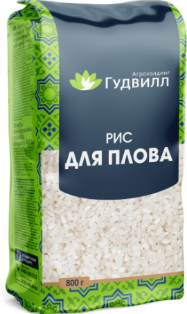 Polished rice groats. “Rice for pilaf, round grain”