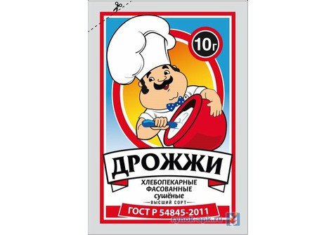 Dried baker’s yeast GOST R 54845-2011