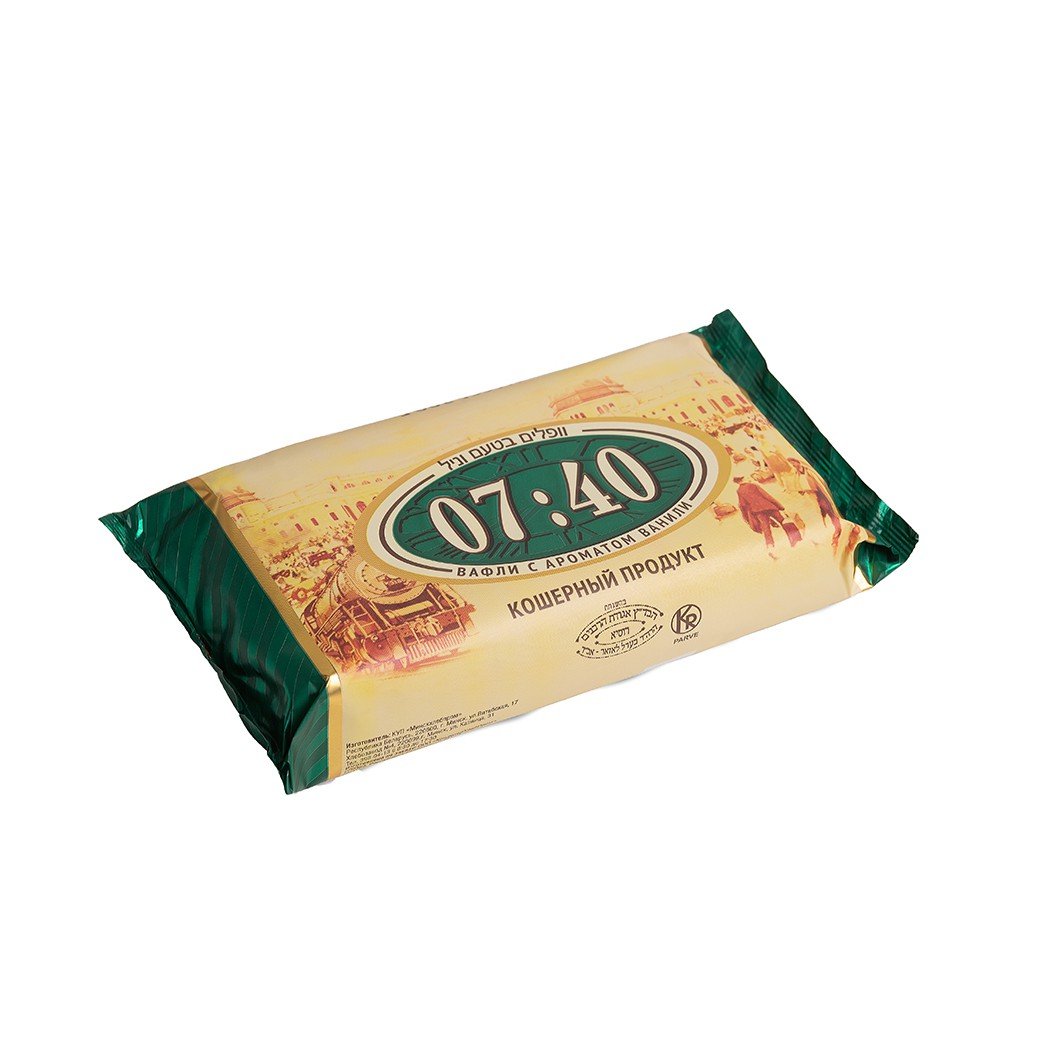 Wafers “Seven Forty” (07:40) with vanilla flavor