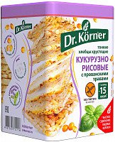 Crispy bread “Corn-rice” with Provencal herbs