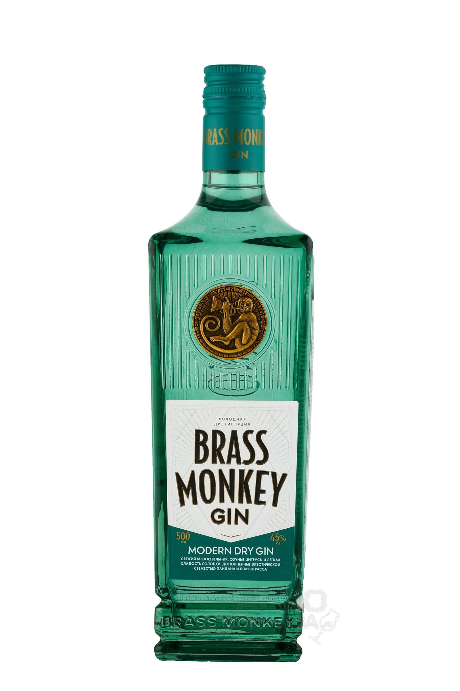 Dry gin “Brass Monkey Modern Dry Gin” [Dry gin “Brass Monkey Modern Dry Gin”]
