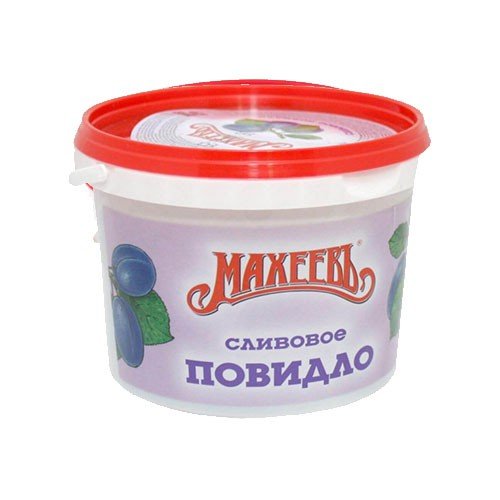 Unsterilized jam “Plum” only in polymer packaging
