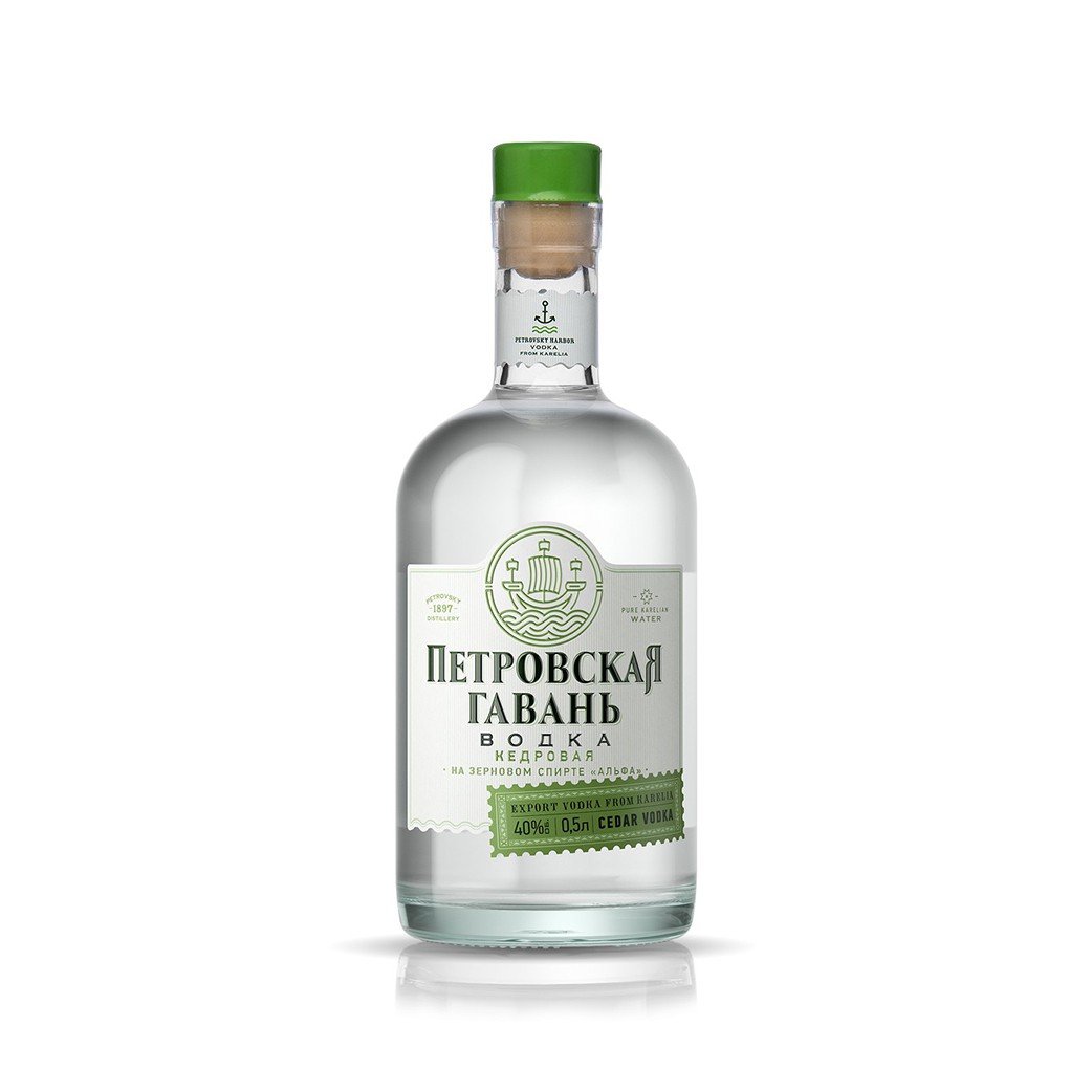 Vodka “Petrovskaya gavan cedar”