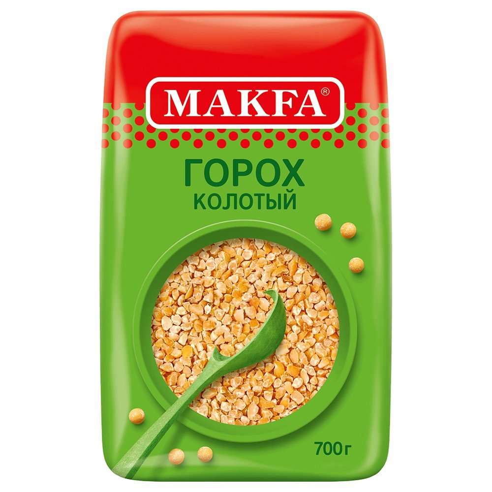 Split peas, polished