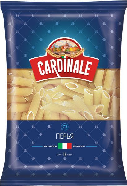 Pasta “CARDINALE”. Group A. Highest grade. Feathers
