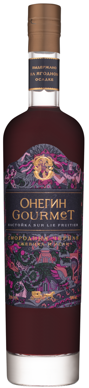 Sweet tincture “ONEGIN GOURME BLACKCURRANT” strength 20% vol.
