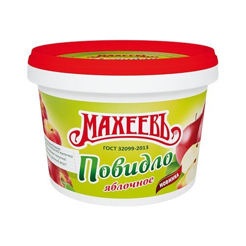 Unsterilized jam “Apple” only in polymer packaging
