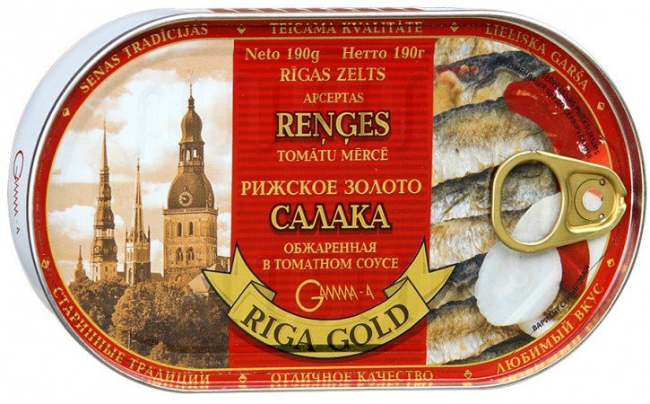 Fried herring in tomato sauce