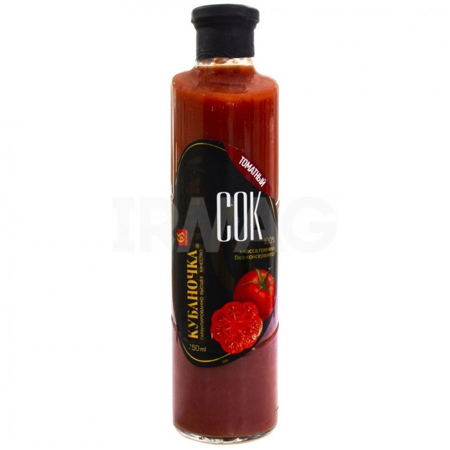 Tomato juice with added salt, TM Kubanochka