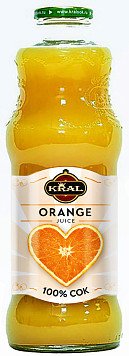Orange nectar with pulp