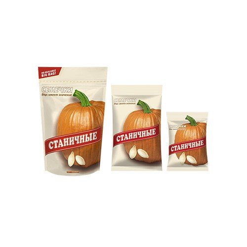 Roasted, unpeeled, salted pumpkin seeds “Stanichny”