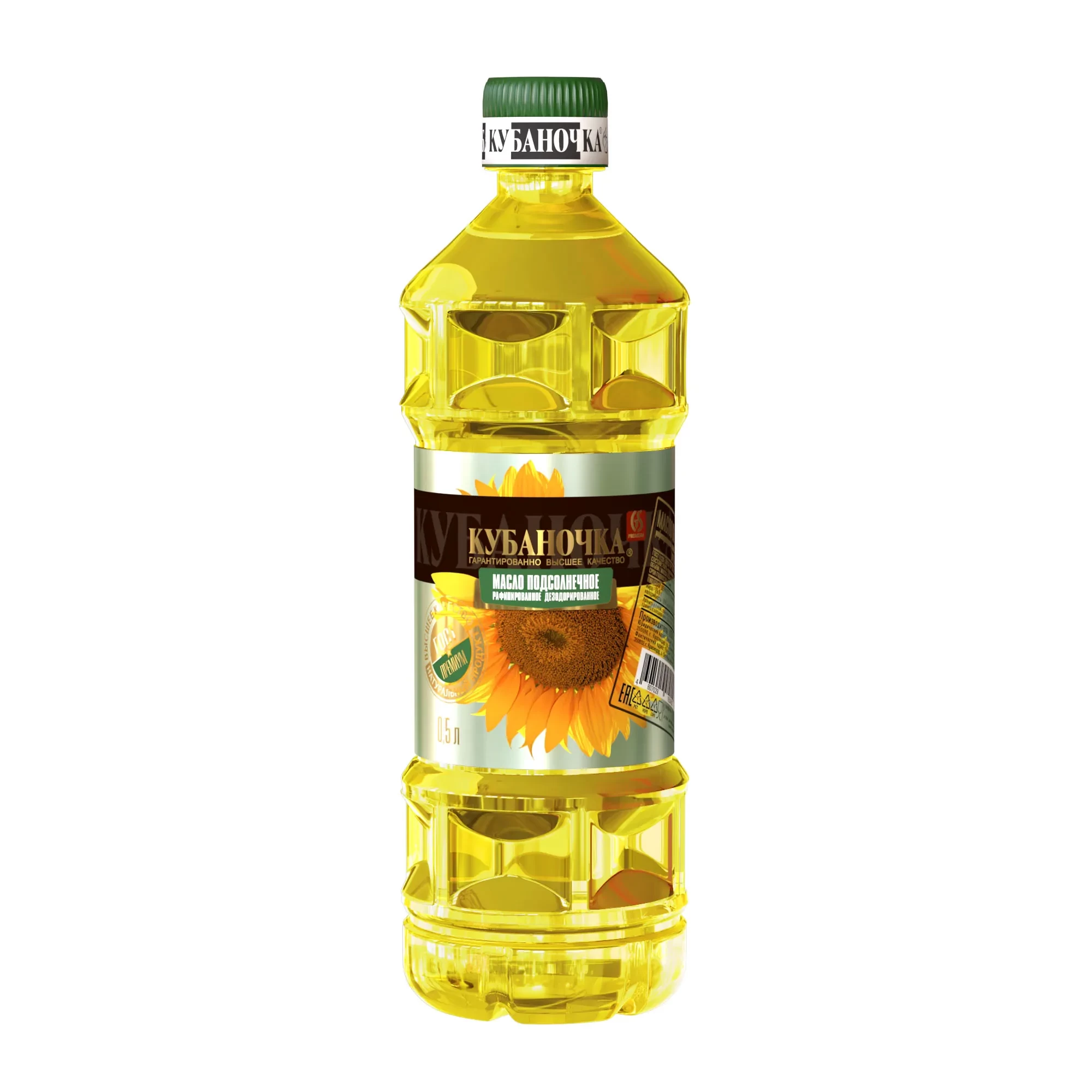 Масло подсолнечное ТМ Кубаночка РД