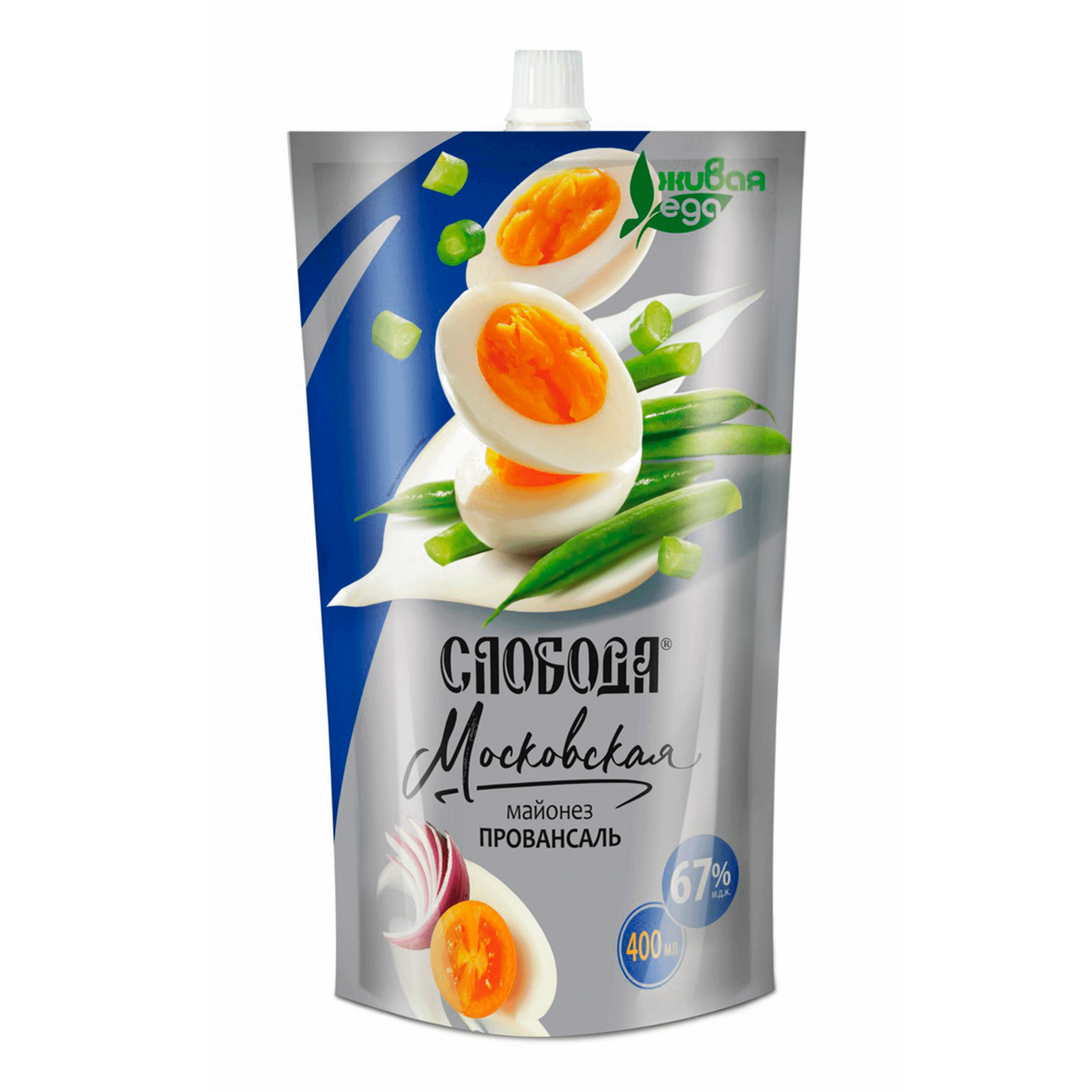 Mayonnaise Provencal “Sloboda Moskovskaya” with a fat mass fraction of 67%.