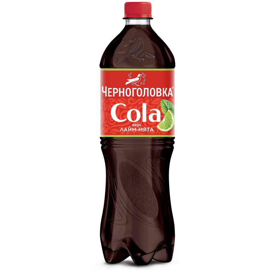 Non-alcoholic highly carbonated drink “Cola with lime and mint flavor”