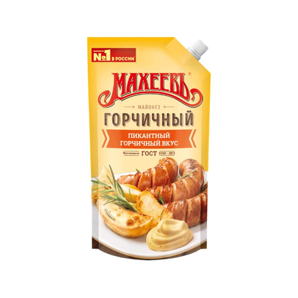 Mayonnaise “Mustard” with fat mass fraction 50.5%