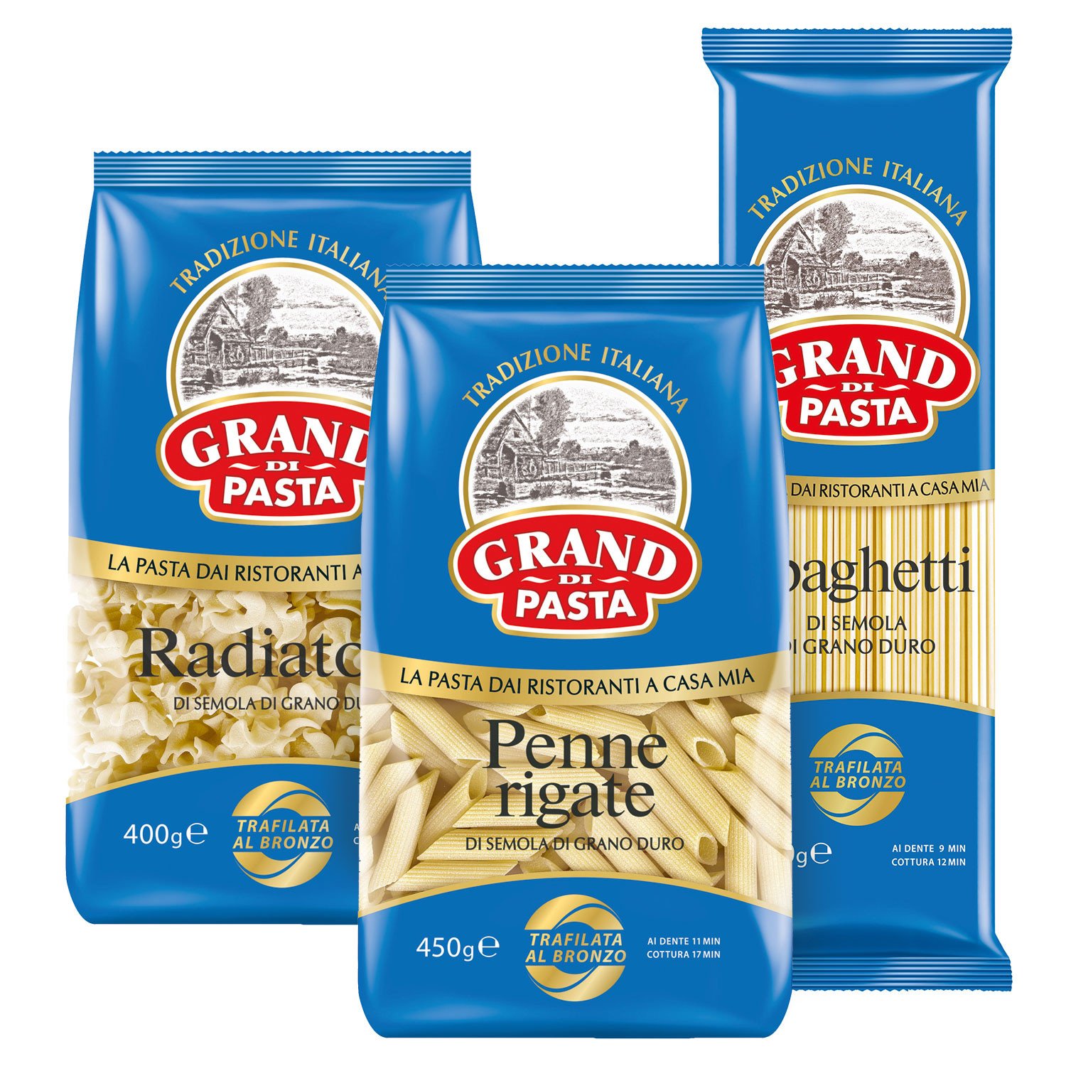 Pasta products group A highest grade TM GRAND di PASTA in assortment