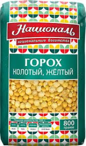 Yellow peas, split TM “National”