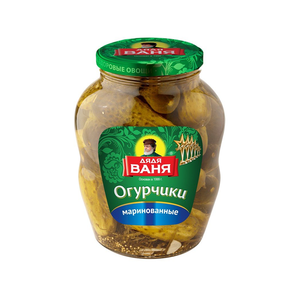 Uncle Vanya pickled cucumbers, slightly acidic 1800 g