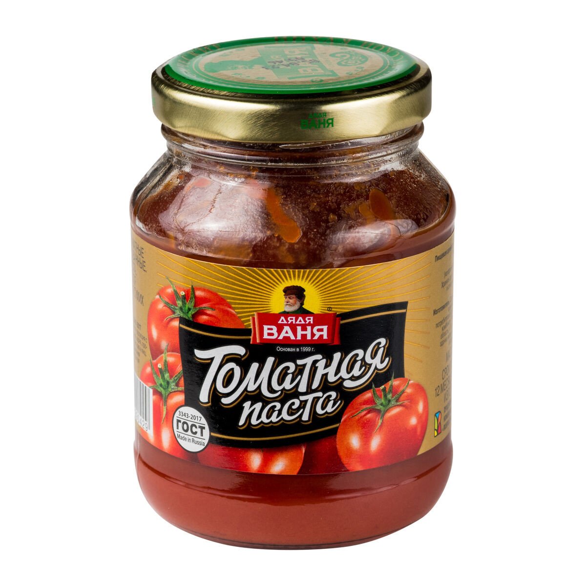 Concentrated tomato products. Tomato paste. Mass fraction of soluble solids is 25%.