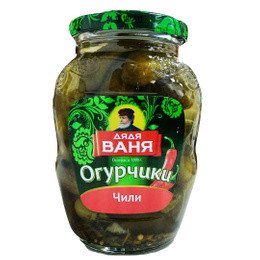 Cucumbers “Chili” Uncle Vanya 350g