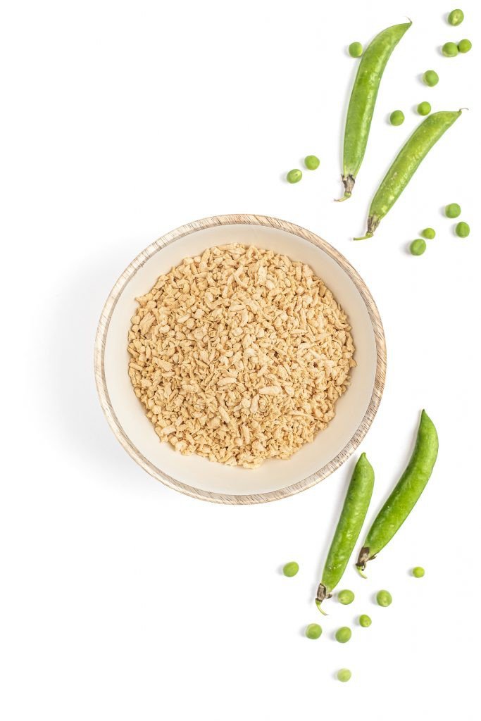 Textured pea flour based on starch-containing raw materials “Protex A”