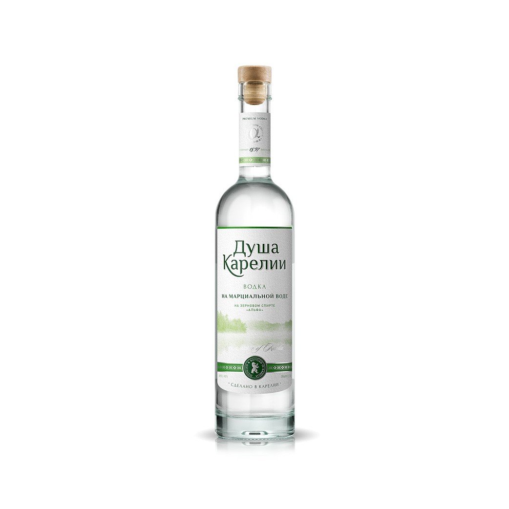Vodka “Soul of Karelia on marcial water”