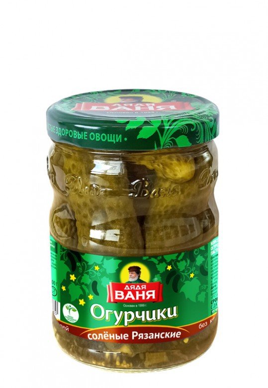 Uncle Vanya pickled cucumbers Ryazan 950g